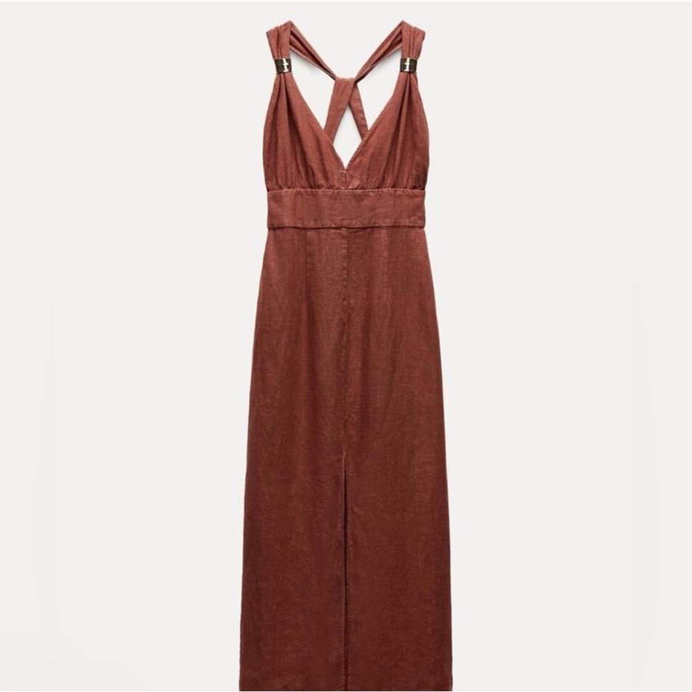 Zara Backless Dress in Classic Black